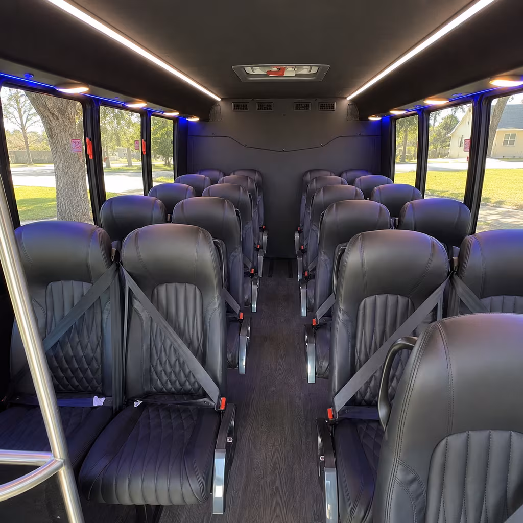 bentonville corporate event transportation onboard seating