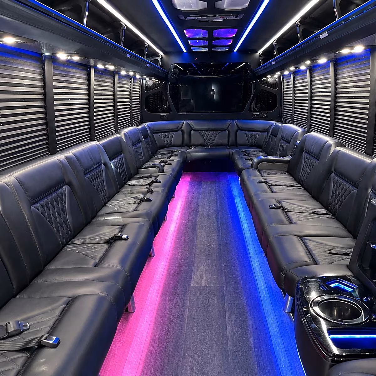 bentonville party bus rentals inside